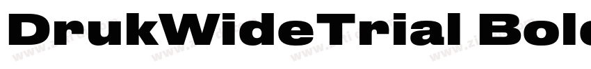 DrukWideTrial Bold字体转换